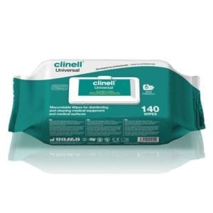 Universal Wipes Maceratable Pack of 140