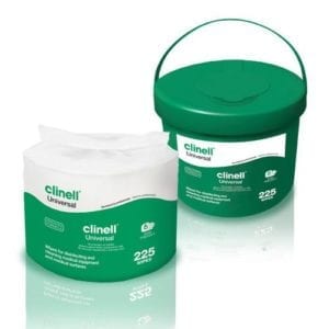 Universal Wipes Case of 4 Buckets of 225